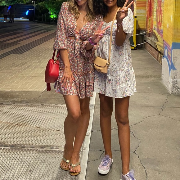 Billabong x Salty Blonde Floral Ditsy Mini Dress - Picture 5 of 6